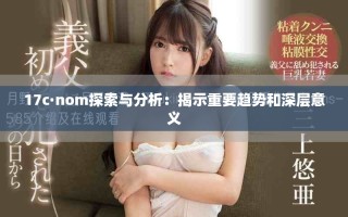 17c·nom探索與分析：揭示重要趨勢和深層意義