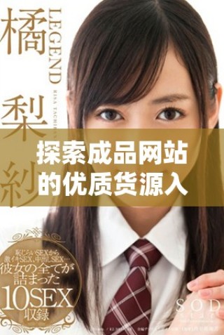 探索成品網站的優質貨源入口和獲取途徑指南