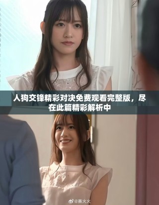 人狗交鋒精彩對決免費觀看完整版，盡在此篇精彩解析中