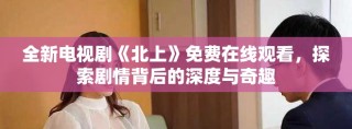 全新電視劇《北上》免費(fèi)在線觀看，探索劇情背后的深度與奇趣