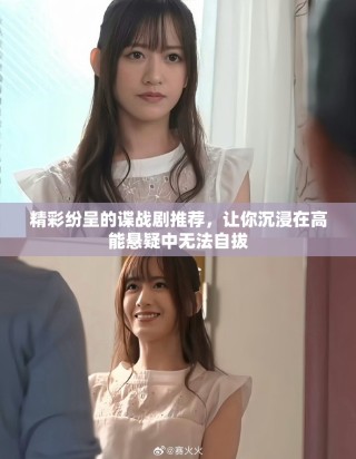 精彩紛呈的諜戰劇推薦，讓你沉浸在高能懸疑中無法自拔