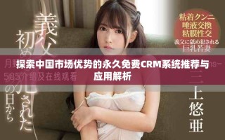 探索中國市場優(yōu)勢的永久免費CRM系統(tǒng)推薦與應(yīng)用解析