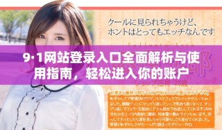 9·1網站登錄入口全面解析與使用指南，輕松進入你的賬戶