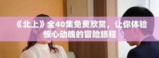 《北上》全40集免費欣賞，讓你體驗驚心動魄的冒險旅程