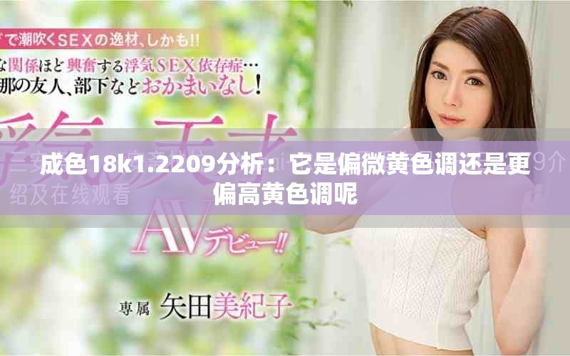 成色18k1.2209分析：它是偏微黃色調(diào)還是更偏高黃色調(diào)呢
