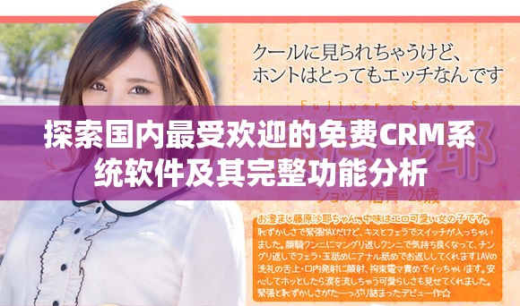 探索國內(nèi)最受歡迎的免費(fèi)CRM系統(tǒng)軟件及其完整功能分析