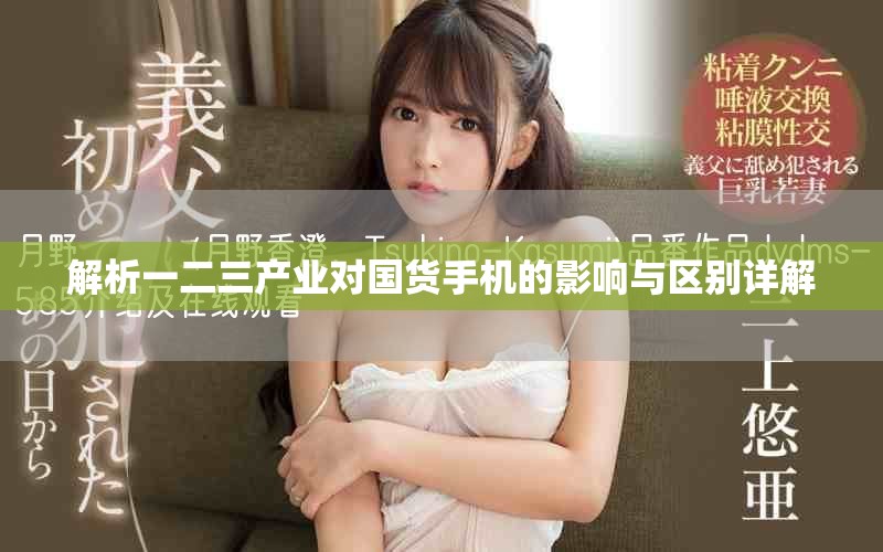 解析一二三產業對國貨手機的影響與區別詳解