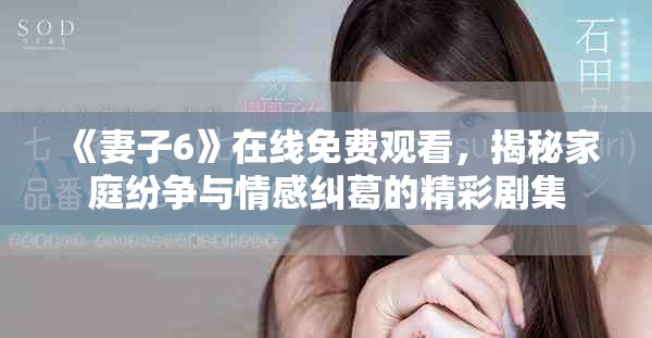 《妻子6》在線免費(fèi)觀看，揭秘家庭紛爭與情感糾葛的精彩劇集